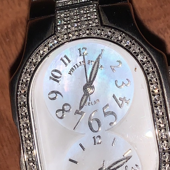 Philip Stein Teslar Stainless Steel Diamond Accent Watch - Picture 10 of 12